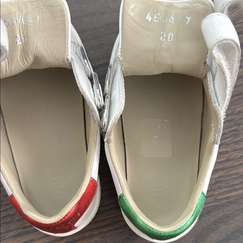 Gucci Baby Sneakers - Red and Green Stripe- Size 20 (3/4) - Picture 7 of 9